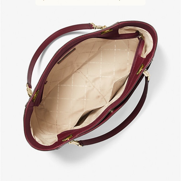 MICHAEL KORS 
Jet Set Large Logo Shoulder Bag
COLOR DARK CHERRY
NWT - Picture 3 of 16